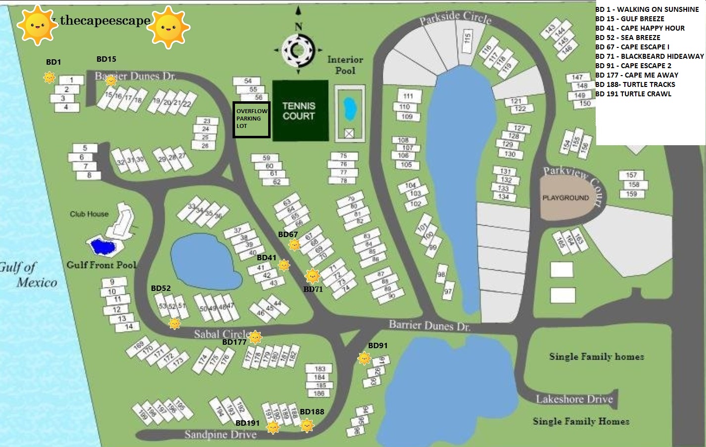 Barrier Dunes Map